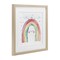 Stupell Industries Cute Smiling Rainbow Framed Print Under Glass, design by Creative Studio